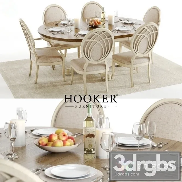 Sunset Point Table and Chair 3D Model Download