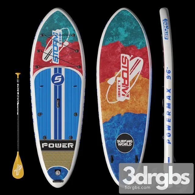 Sup Board 3D Model Download