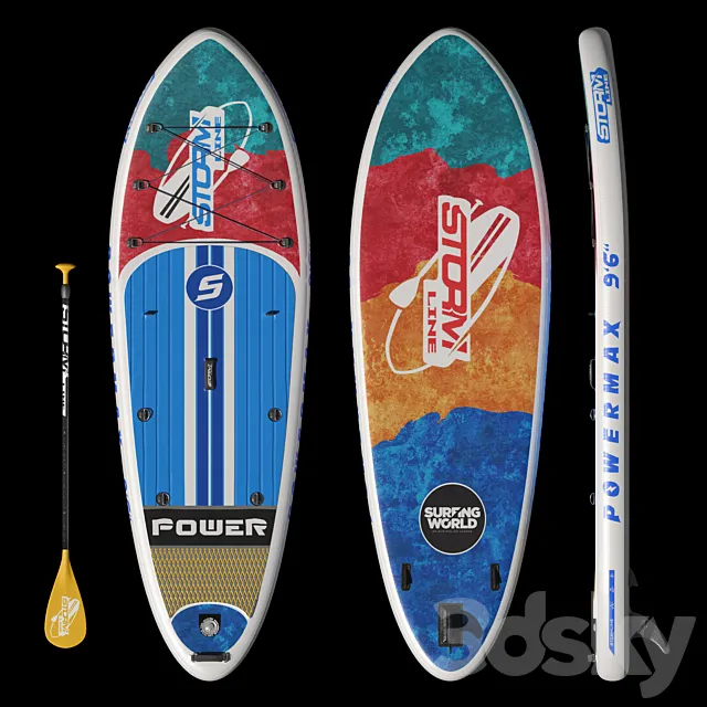 Sup board 3D Model