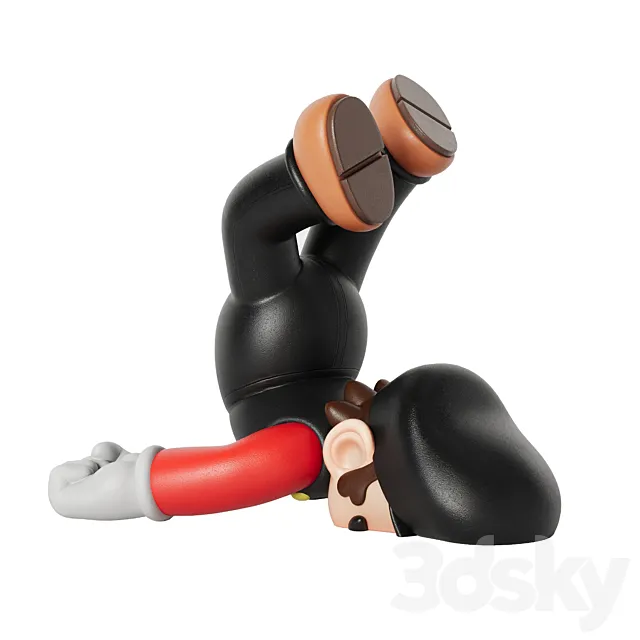 Super Mario Crash 3DModel Super Mario Crash 3DModel