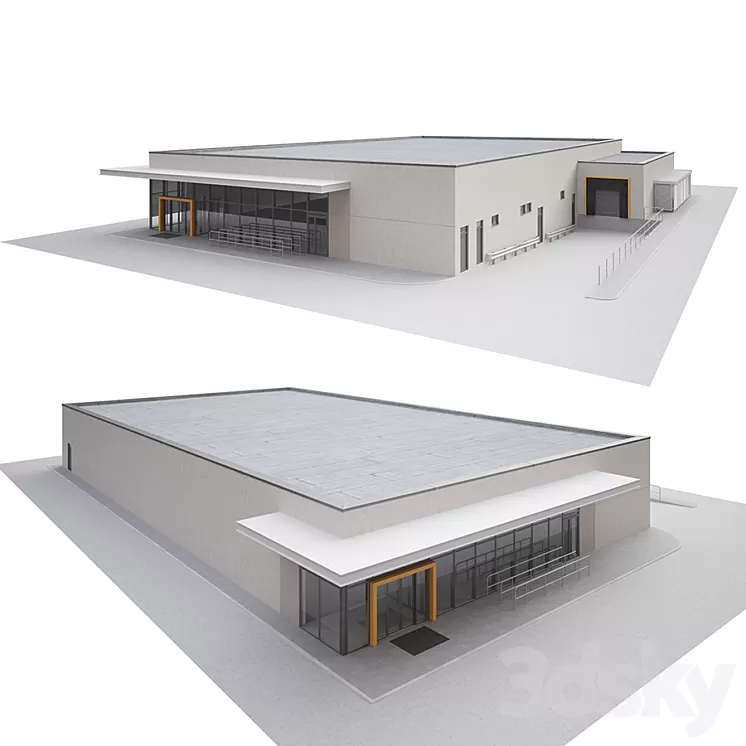 Super market 3D Model