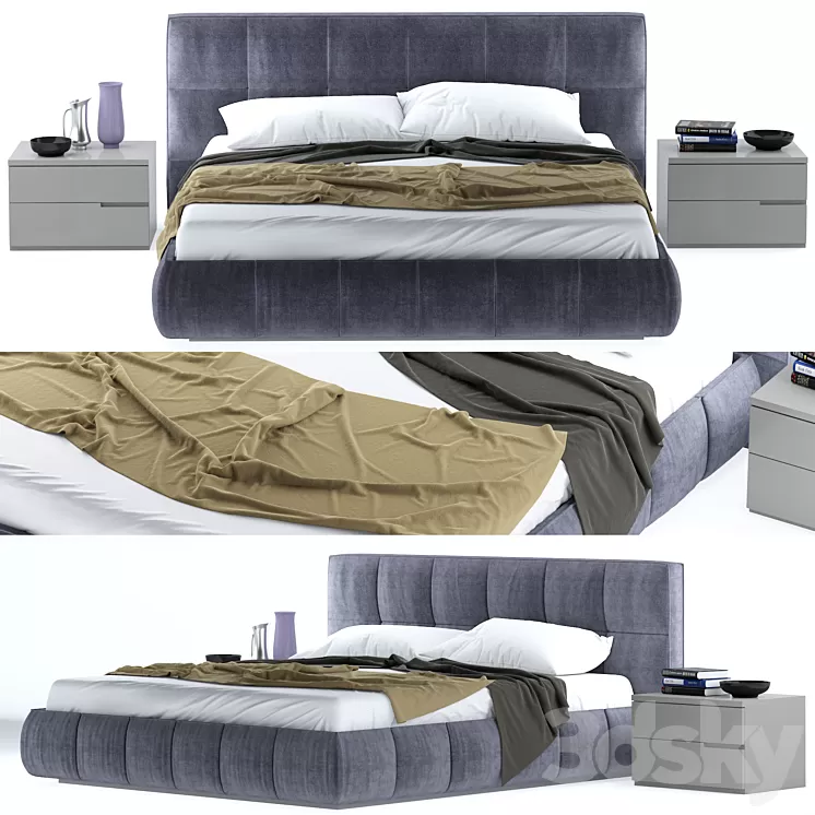 Super Soft San Giacomo bed 3D Model