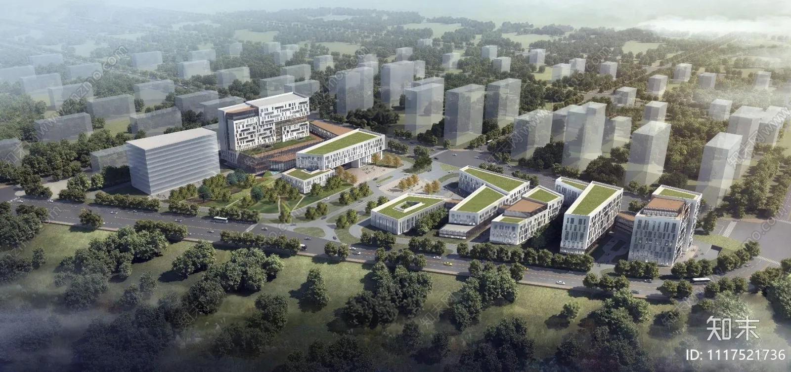 Supermarket – Shoping Mall – Office – Buiding 3D Models – 3DSMax and Proxy – 002 – VRAY