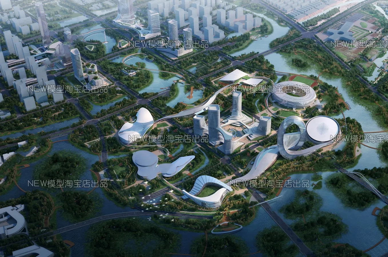 Supermarket – Shoping Mall – Office – Buiding 3D Models – 3DSMax and Proxy – 007 – VRAY