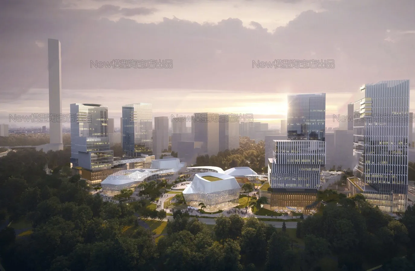 Supermarket – Shoping Mall – Office – Buiding 3D Models – 3DSMax and Proxy – 010 – VRAY