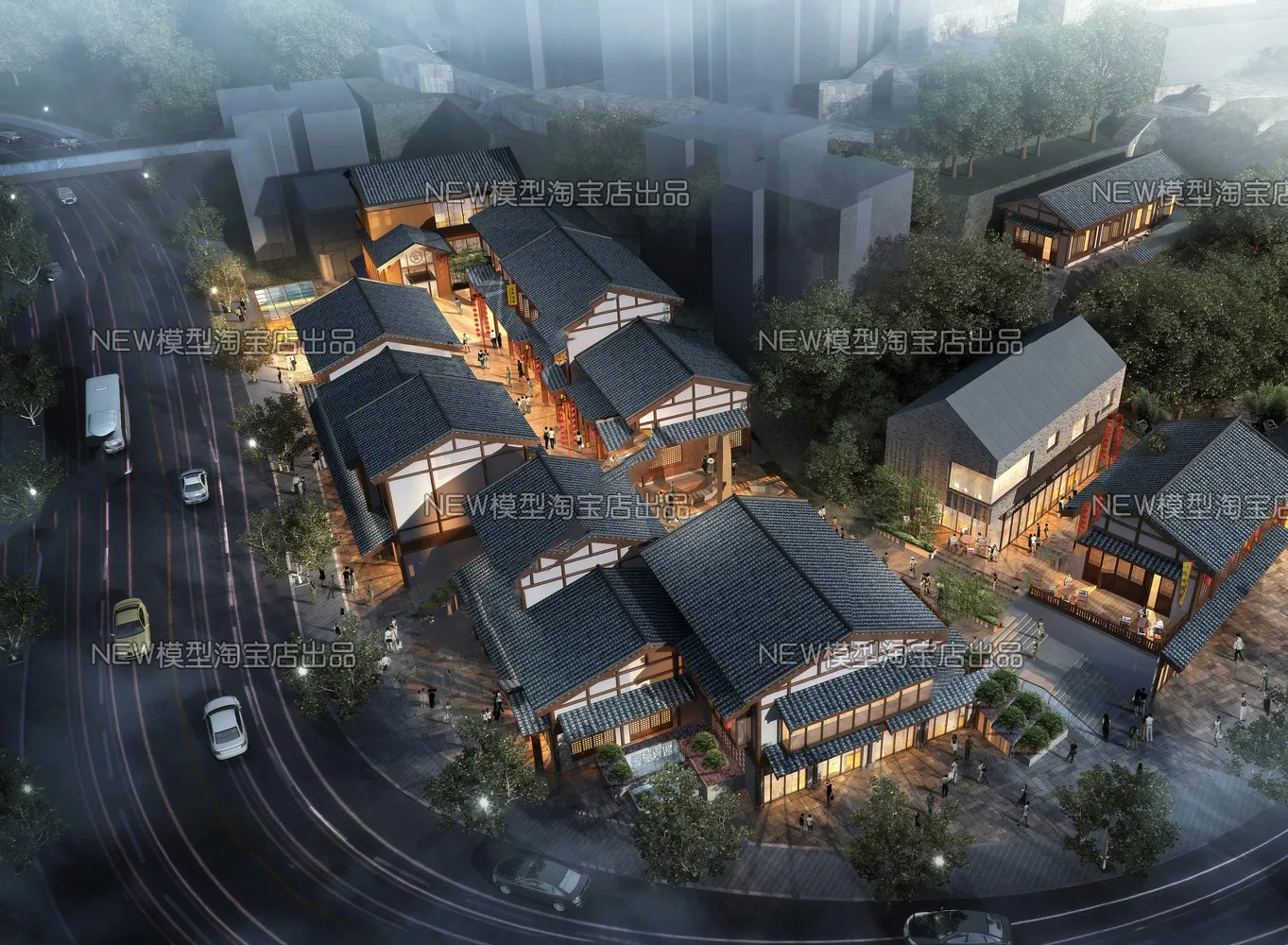 Supermarket – Shoping Mall – Office – Buiding 3D Models – 3DSMax and Proxy – 011 – VRAY