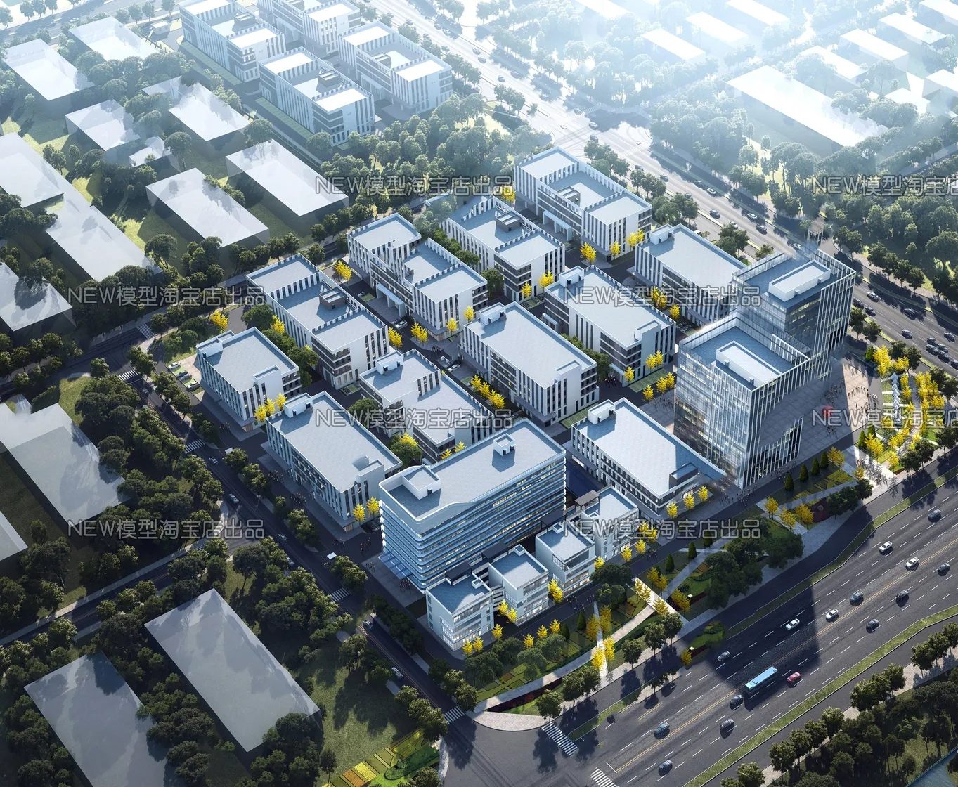 Supermarket – Shoping Mall – Office – Buiding 3D Models – 3DSMax and Proxy – 013 – VRAY