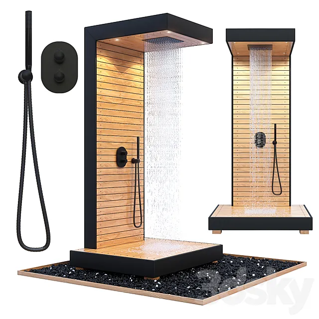 Supra Outdoor Shower 3D Model Supra Outdoor Shower 3D Model