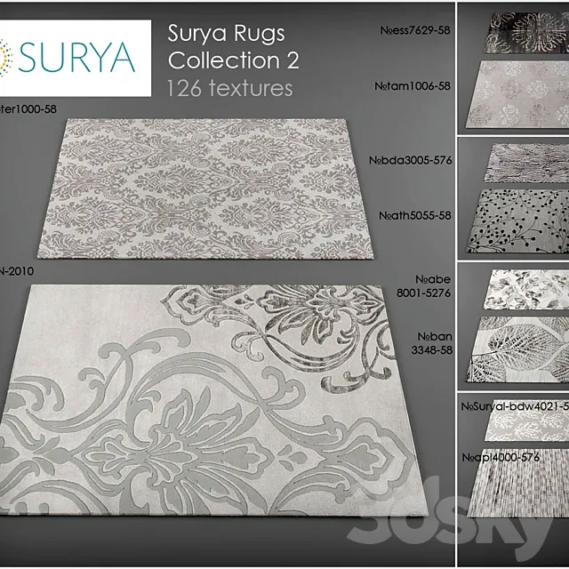 Surya rugs 2 3DModel Surya rugs 2 3DModel