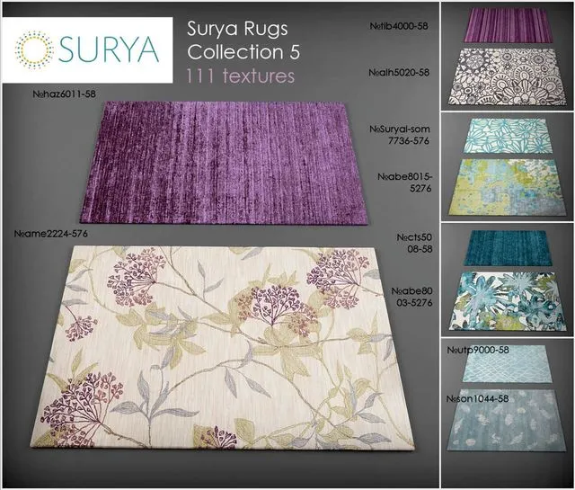 Surya rugs 5 3D Model Surya rugs 5 3D Model
