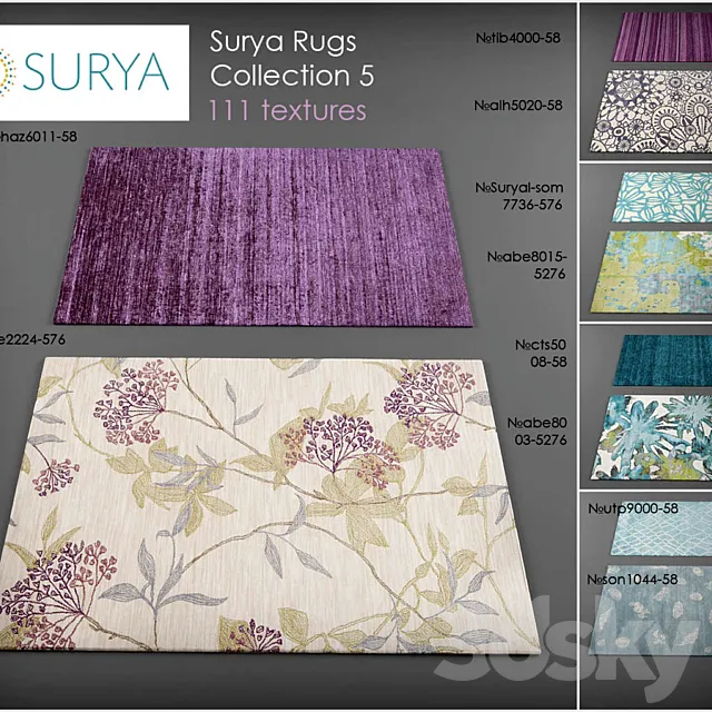 Surya rugs 5 3DModel Surya rugs 5 3DModel