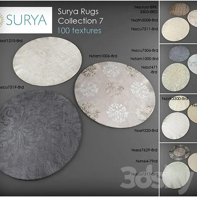 Surya rugs 7 3DModel Surya rugs 7 3DModel