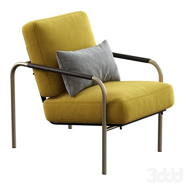 Susanna lounge chair by Zanotta 3D Model