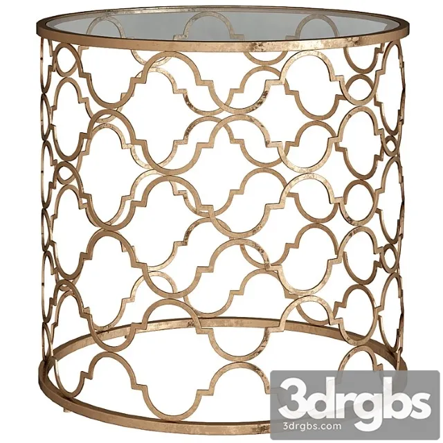 Susie fretwork side table 2 3D Model Download