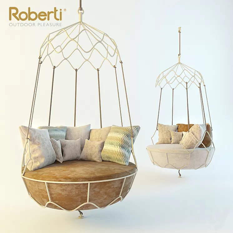 Suspended chair Roberti Gravity 3D Model