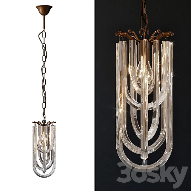 Suspended chandelier Gloss 3DModel