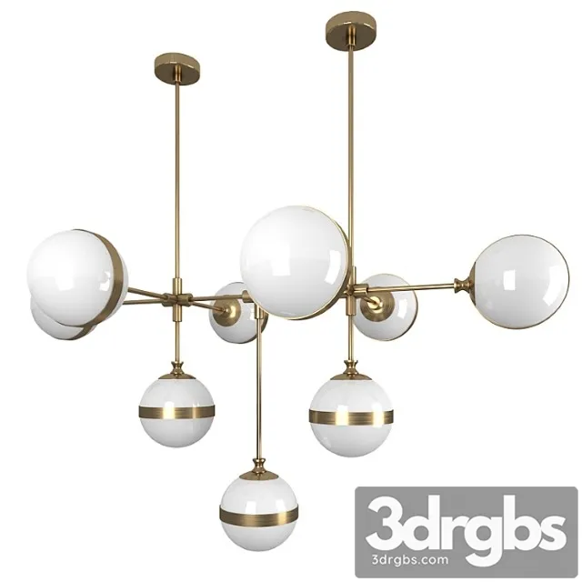 Suspended chandelier lightstar globo 813191 3D Model Download