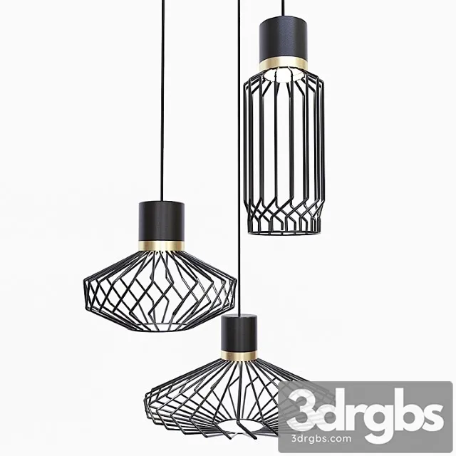 Suspended chandeliers nowodvorski pico i pico iii 3D Model Download