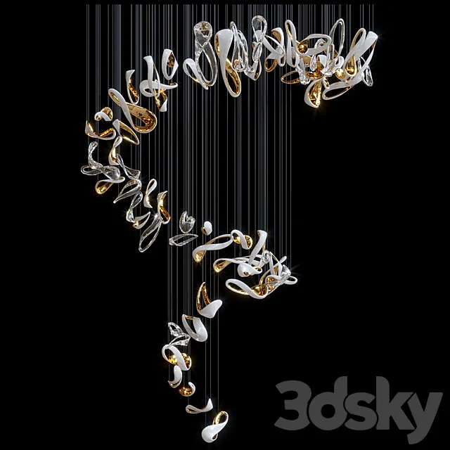 Suspended installation Vargov Design – Infinity 3D Model