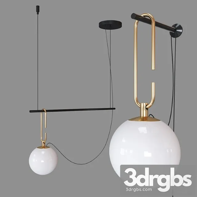 Suspended lamp 3D Model Download