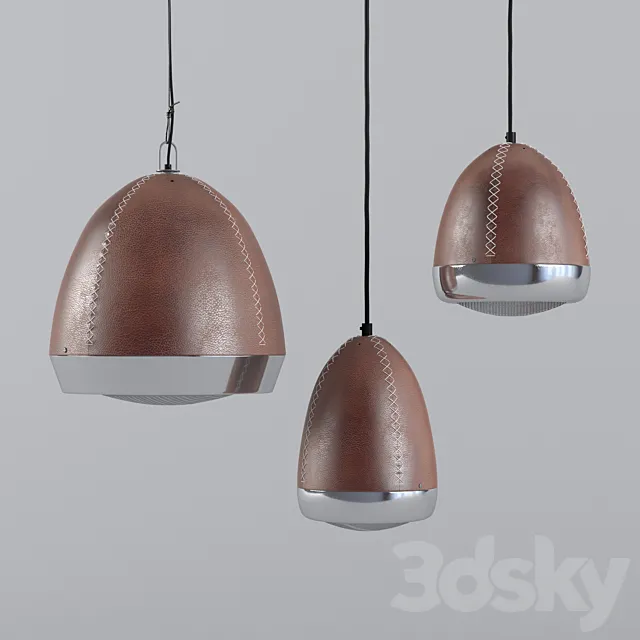 Suspended light fixtures 3D Model