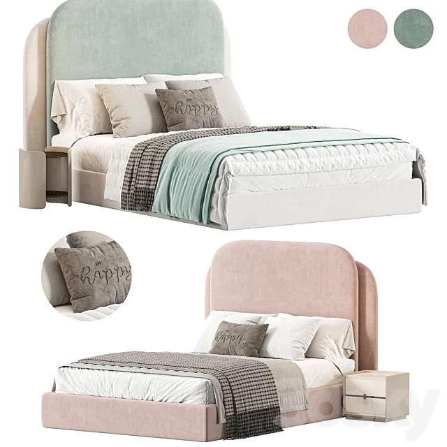 Suspender Bed By Fairytale 3D Model