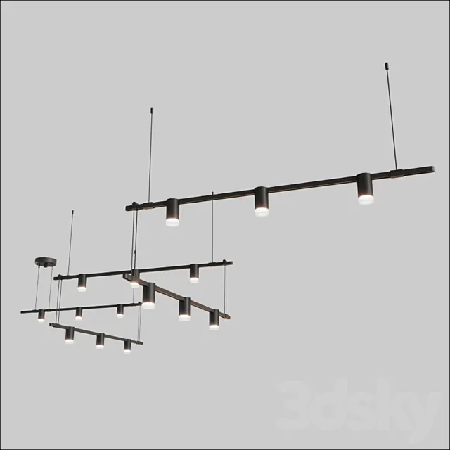 SUSPENDERS® 36 5-BAR ZIG ZAG 3DModel