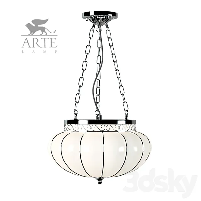 Suspension Arte Lamp A2101SP-4WH Venice 3DModel Suspension Arte Lamp A2101SP-4WH Venice 3DModel