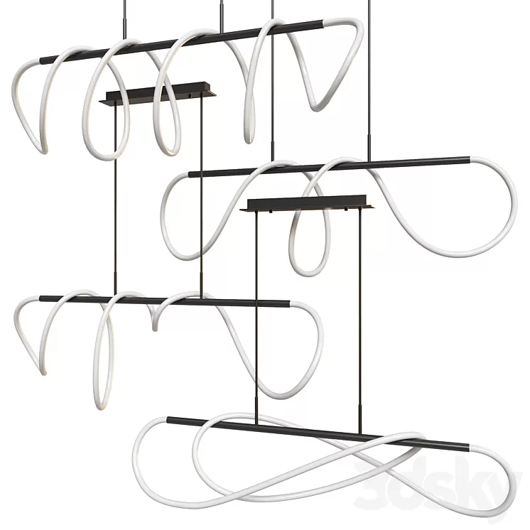 Suspension Arte Lamp KLIMT 3D Model Free Download