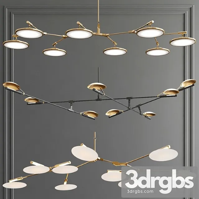 Suspension branching disc – 3 types 3D Model Download