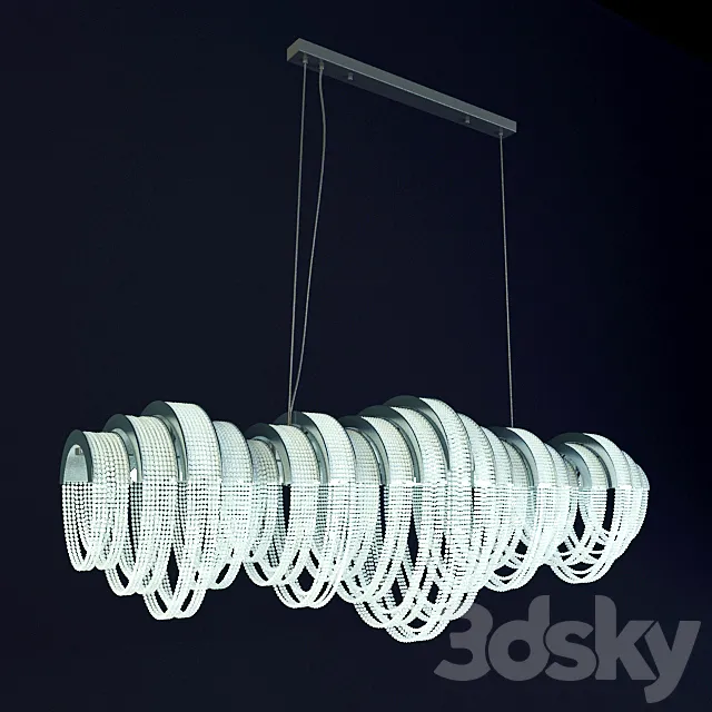 Suspension Crystal Lux CITY LIGHTS SP7 3D Model Suspension Crystal Lux CITY LIGHTS SP7 3D Model