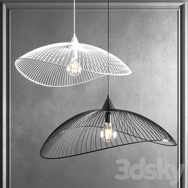 Suspension e27 scandinave kasteli 3D Model Suspension e27 scandinave kasteli 3D Model