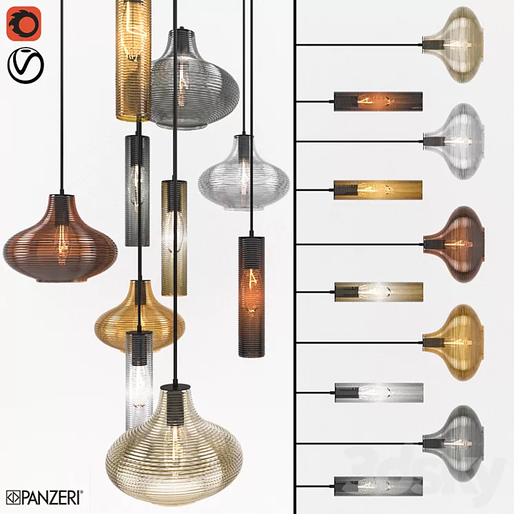 Suspension EMMA Panzeri 3D Model Suspension EMMA Panzeri 3D Model