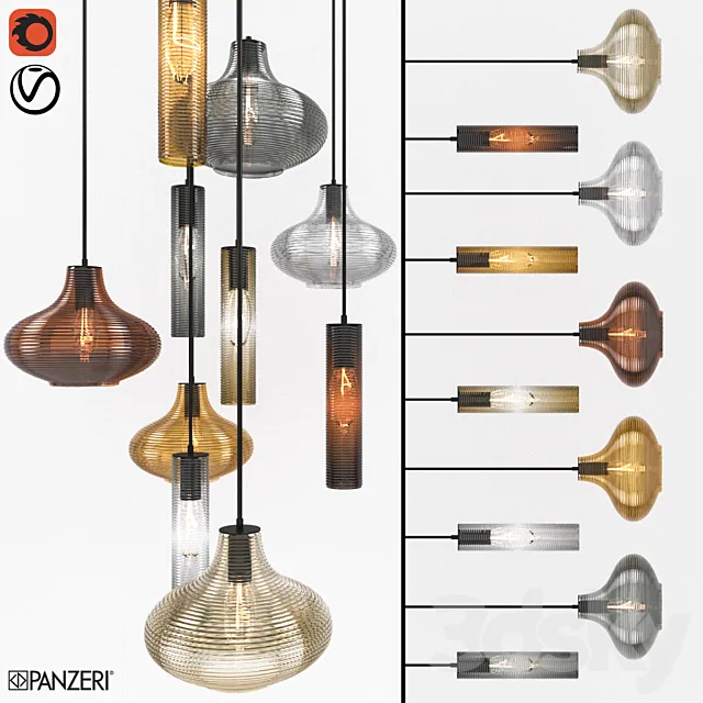 Suspension EMMA Panzeri 3DModel Suspension EMMA Panzeri 3DModel