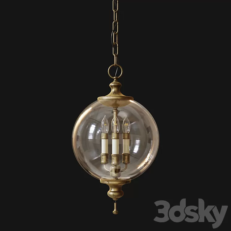 Suspension Feiss Argento FE \/ ARGENTO \/ P 3D Model Suspension Feiss Argento FE \/ ARGENTO \/ P 3D Model