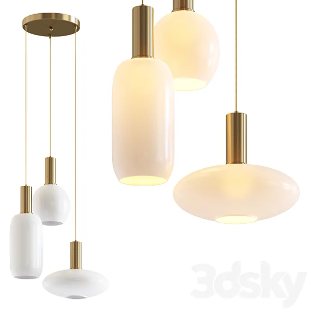Suspension lamp Moderli Martin-2 3D Model Suspension lamp Moderli Martin-2 3D Model