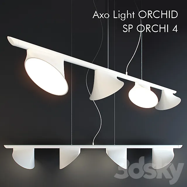 Suspension light Axo Light ORCHID SP ORCHI 4 3DModel Suspension light Axo Light ORCHID SP ORCHI 4 3DModel