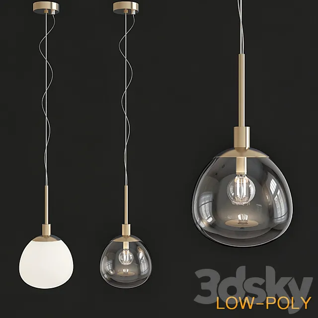 Suspension Light Erich Maytoni Modern 3D Model Suspension Light Erich Maytoni Modern 3D Model