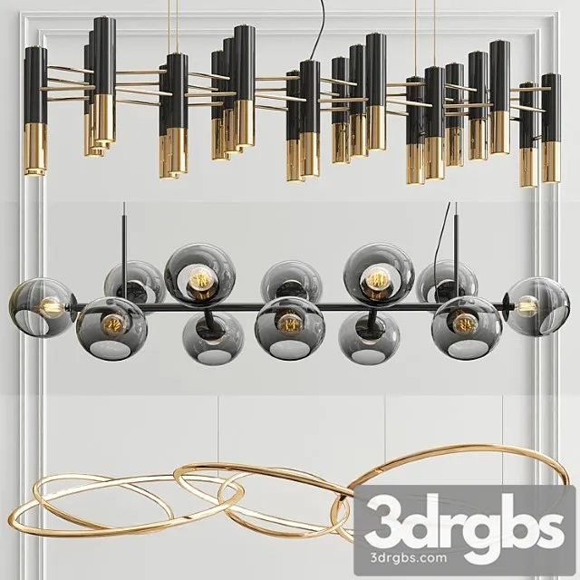 Suspension linear chandelier – 3 type Suspension linear chandelier – 3 type