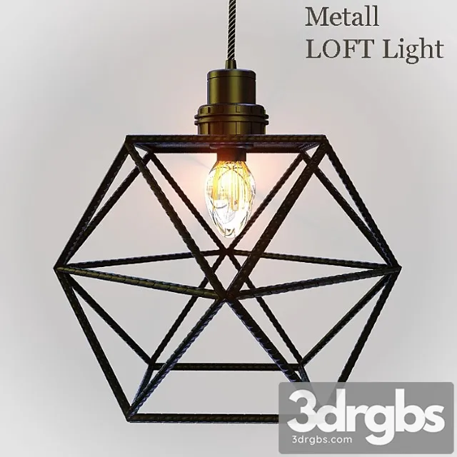 Suspension Made of Reinforcement in Loft Style 1 3D Model Download