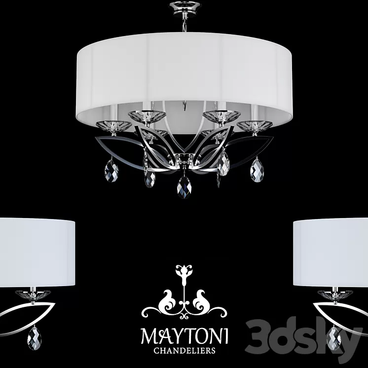 Suspension Maytoni MOD602-06-N 3D Model Suspension Maytoni MOD602-06-N 3D Model