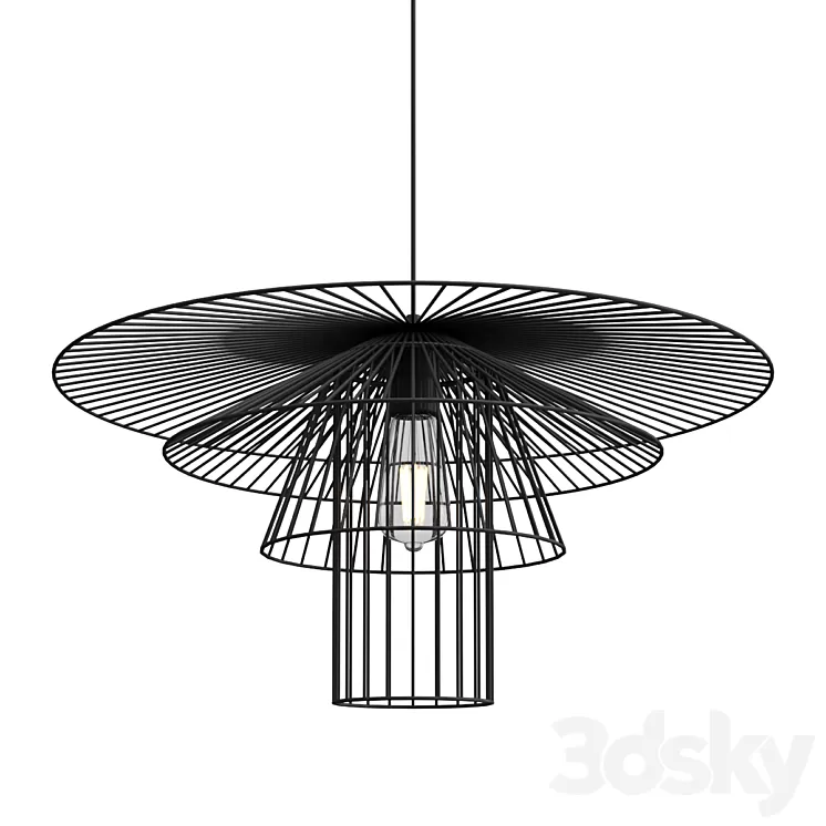 Suspension papillon filaire MACHAON 3D Model Free Download