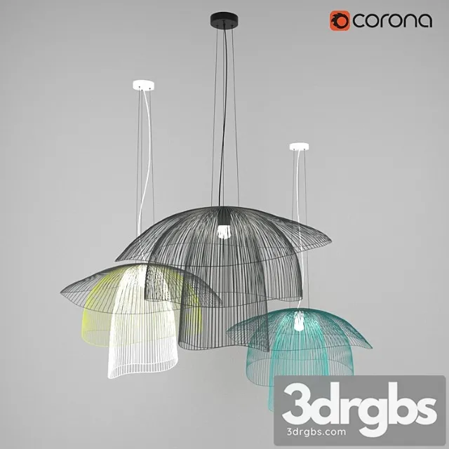 Suspension Papillon Forestier 3D Model Download