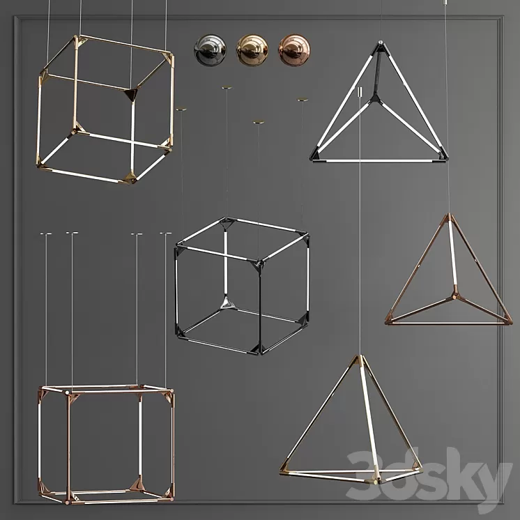 Suspension pendant 3D Model Suspension pendant 3D Model