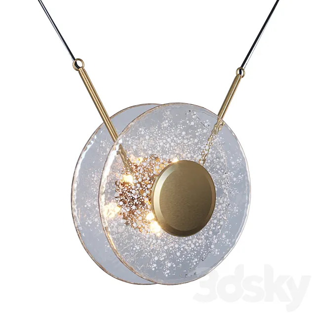 Suspension “Sprinkled Glass” art. 25656 by Pikartlights 3DModel