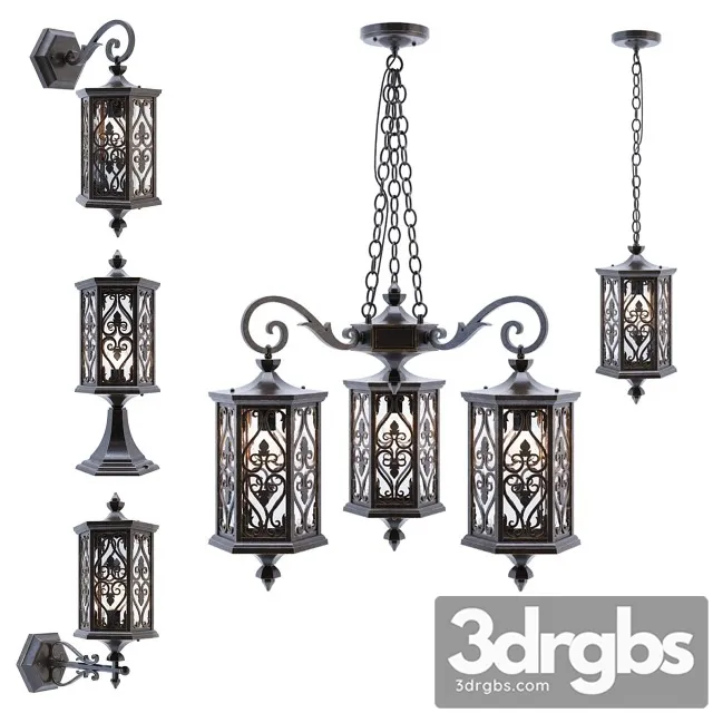 Suspension Street Luminer Maytoni Canal Grande Street 3D Model Download