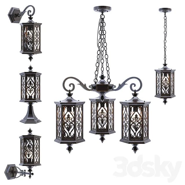 SUSPENSION STREET LUMINER MAYTONI CANAL GRANDE STREET 3DModel