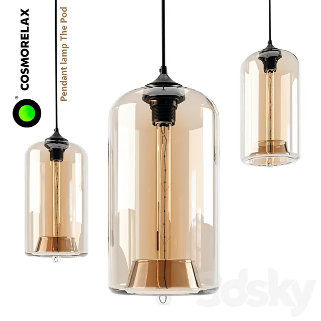 Suspension The Pod – Cosmorelax Pendant lamp The Pod 3D Model Suspension The Pod – Cosmorelax Pendant lamp The Pod 3D Model