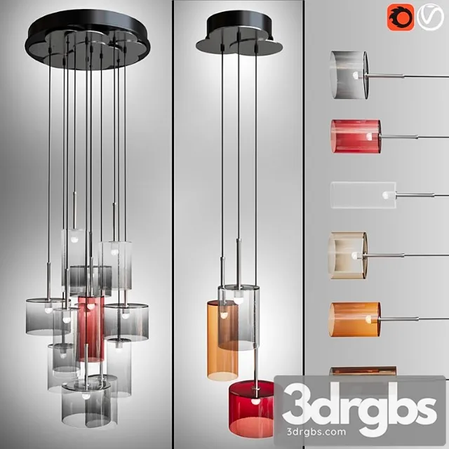 Suspensions spillray axolight 3D Model Download