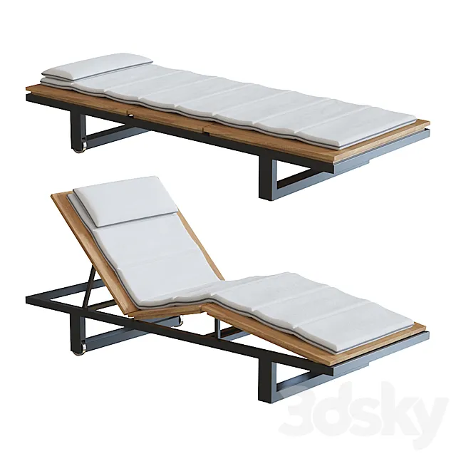 Sutherland Peninsula Chaise 3D Model